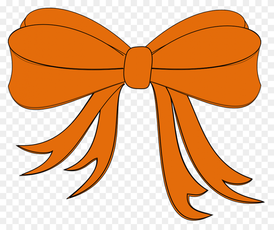 Orange Awareness Ribbon Clip Art - 