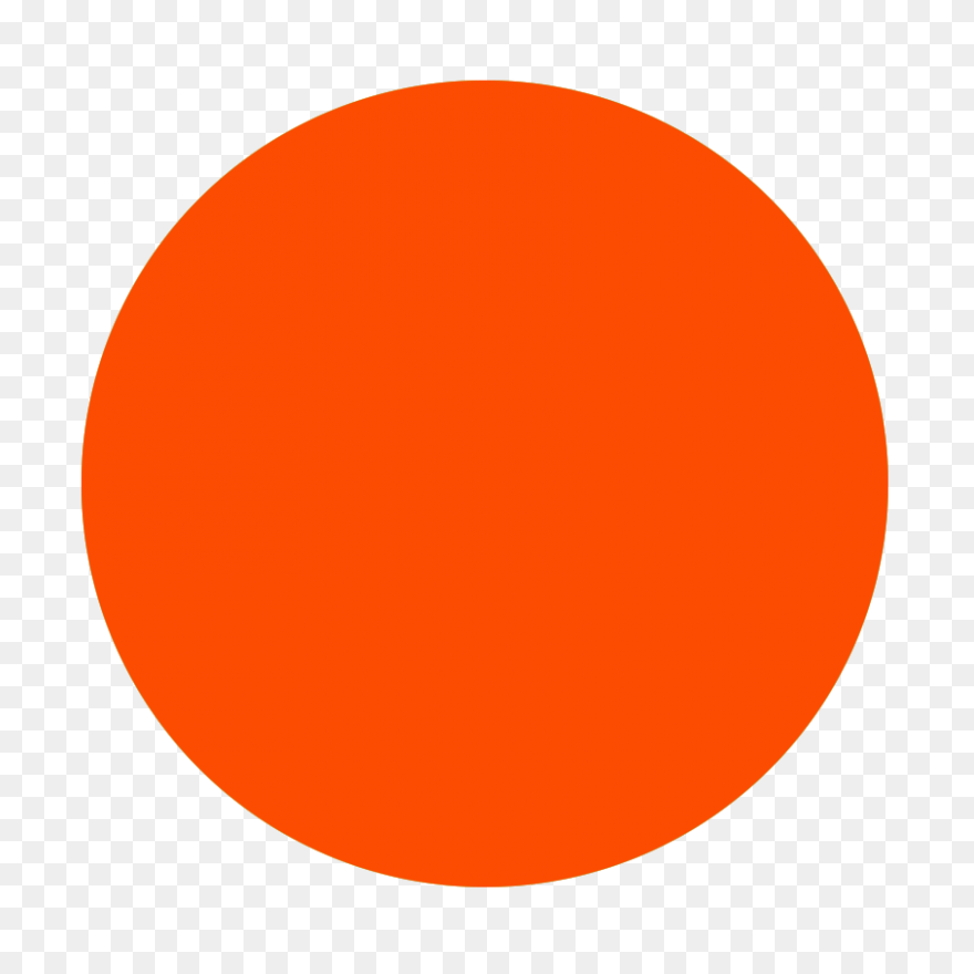 Orange Oval Clipart - Orange Circle