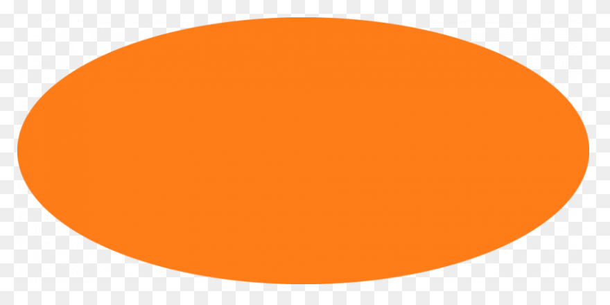 Orange Oval Clipart Orange Circle - Orange Circle