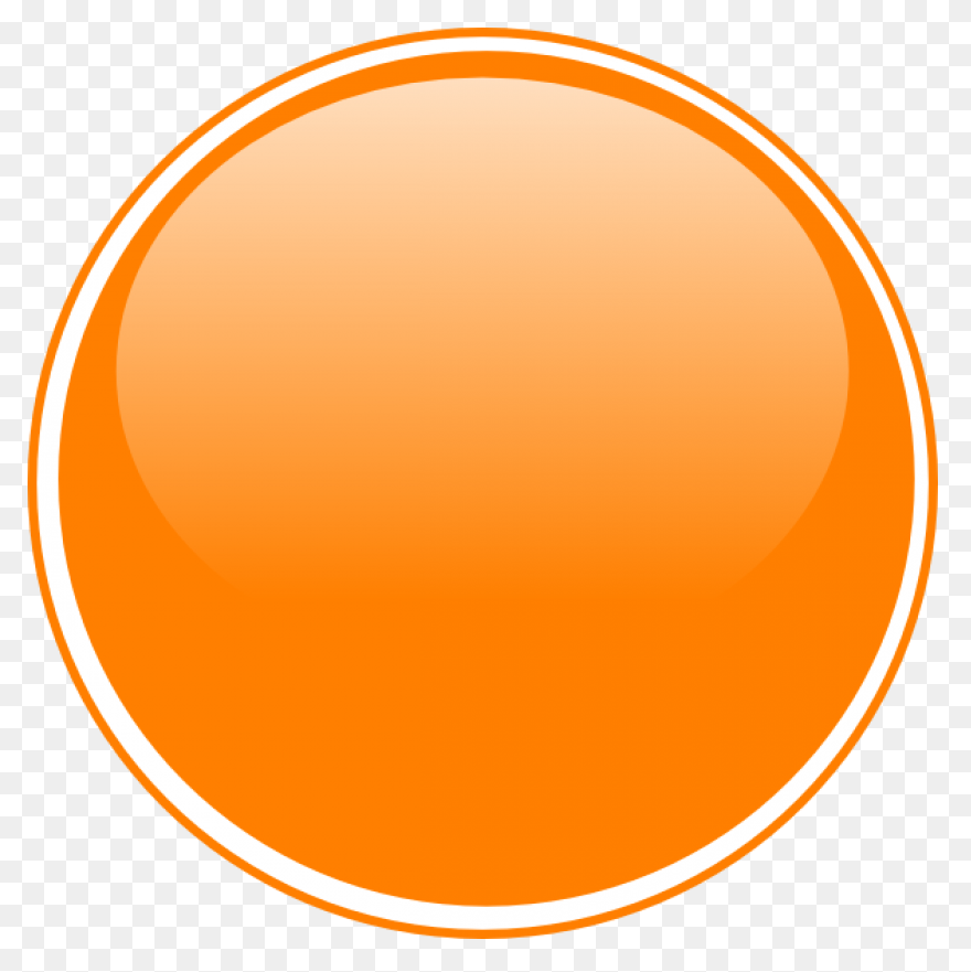 Orange Oval Clipart - Orange Circle