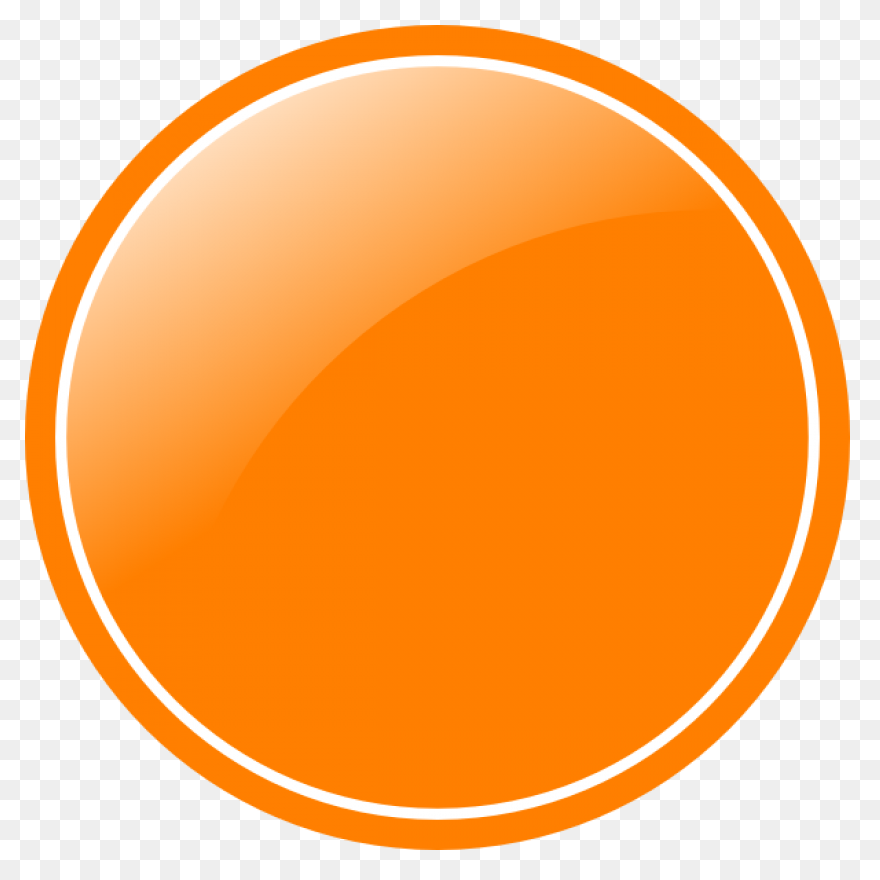 Orange Oval Clipart - Orange Circle