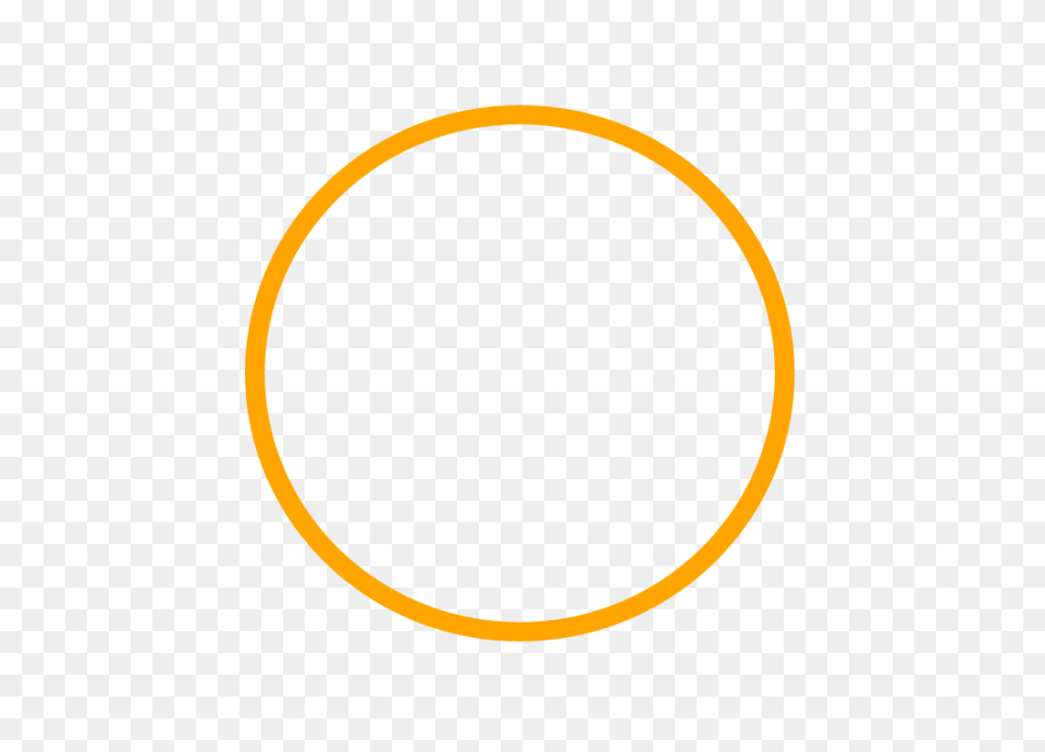 Orange Oval Clipart - Orange Circle