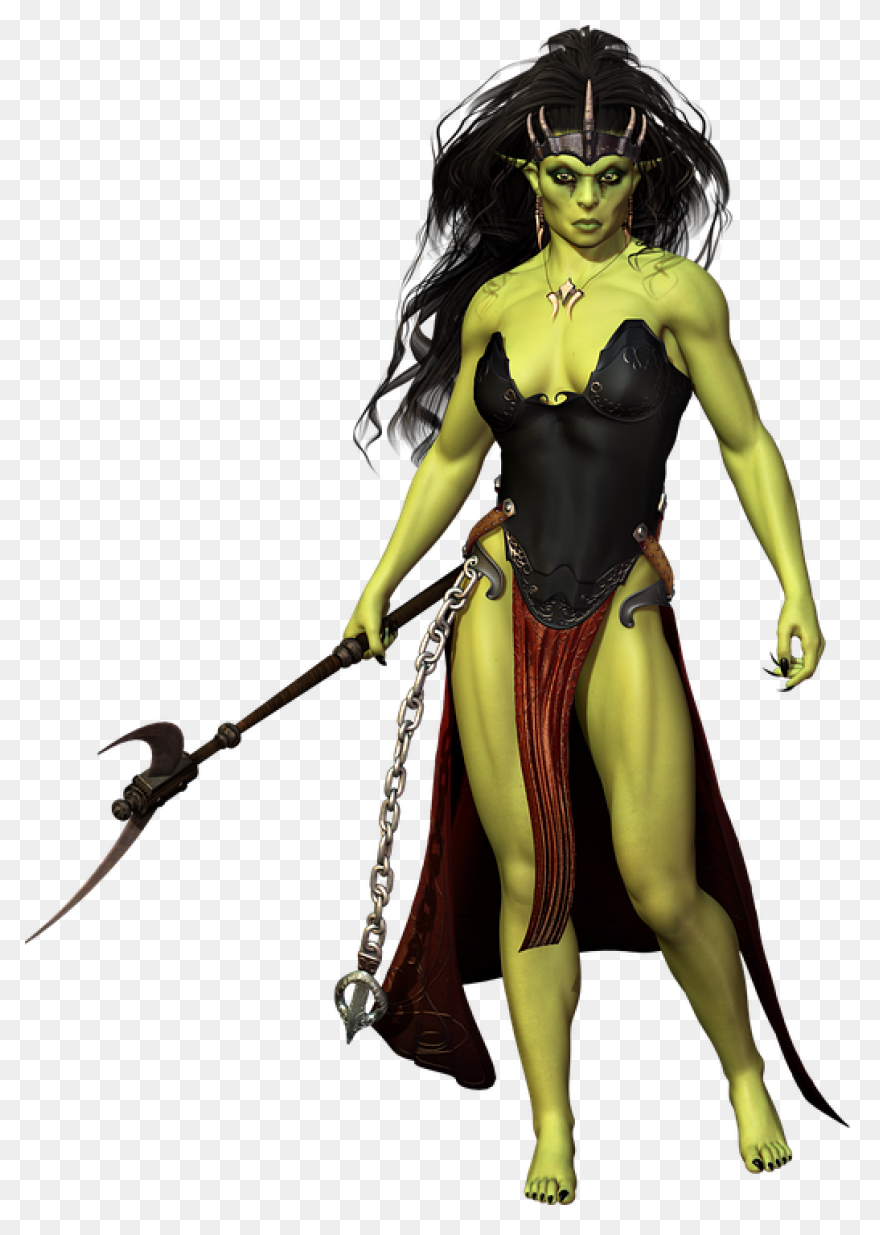 Half Orc Barbarian By Dillen Phelps