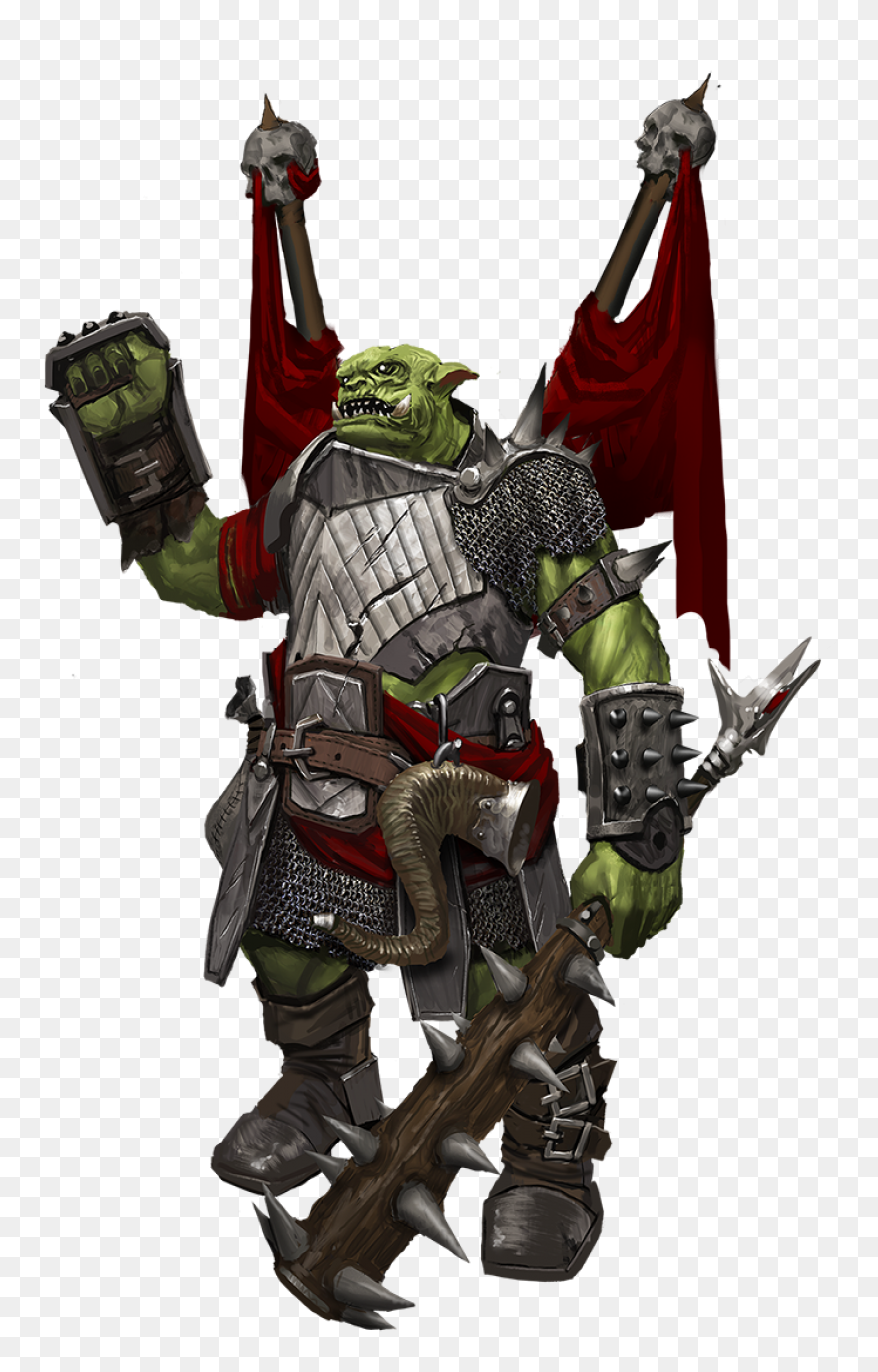 Half Orc Barbarian By Dillen Phelps