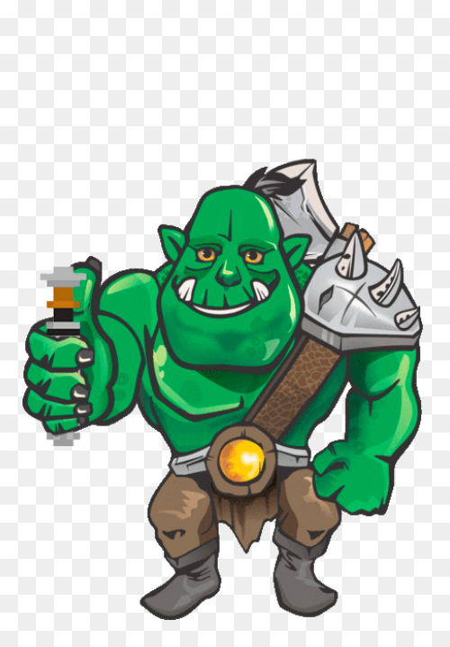 Half Orc Barbarian By Dillen Phelps