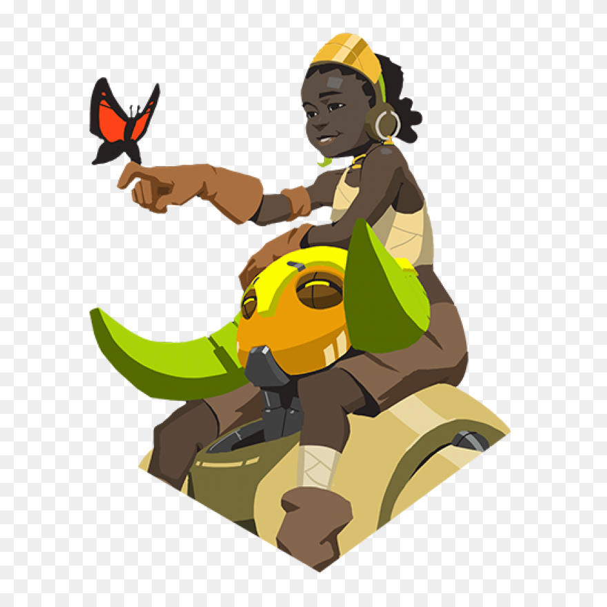 Cute Orisa Charge By Thevgbear -- F