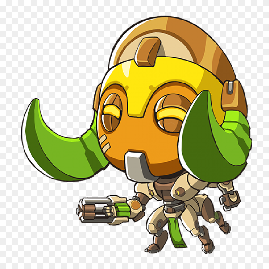 Cute Orisa Charge By Thevgbear -- F