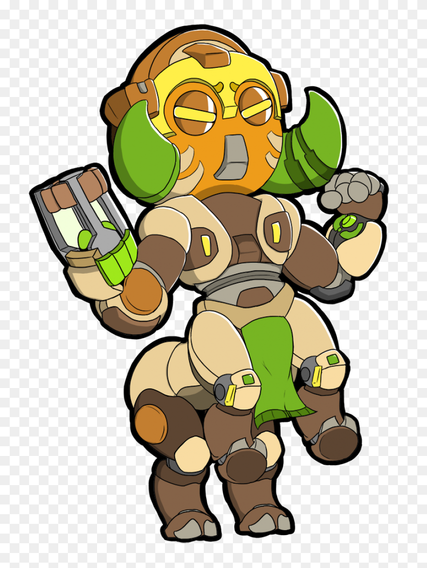Cute Orisa Charge By Thevgbear - Orisa