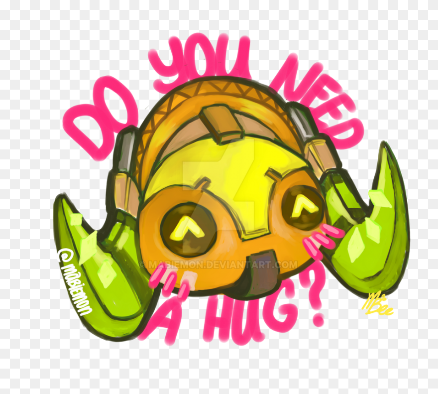 Cute Orisa Charge By Thevgbear -- F