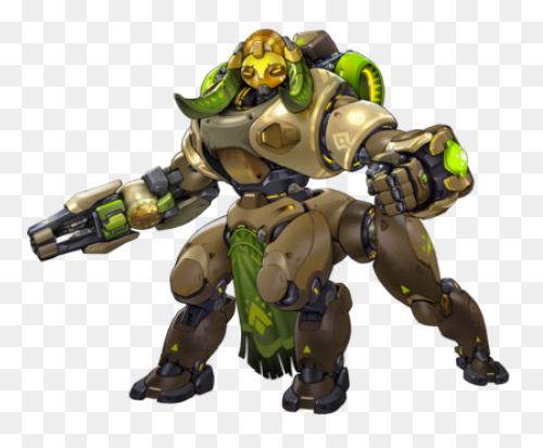 Cute Orisa Charge By Thevgbear -- F