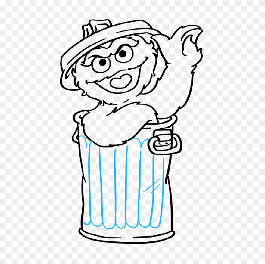 Oscar The Grouch Clipart Transparen