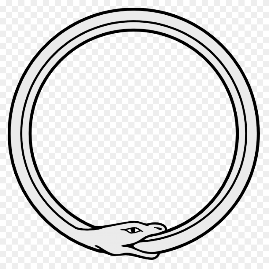 Ouroboros Png - Dragon In A Circle 