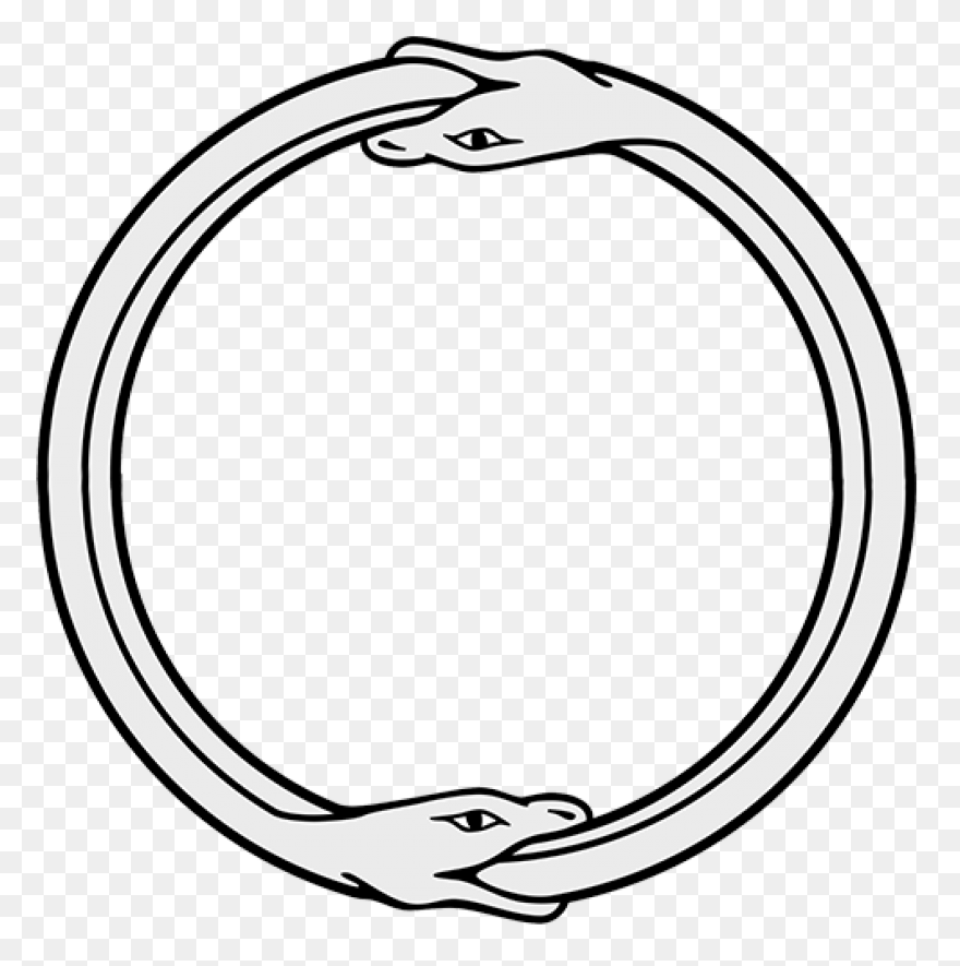 Ouroboros Png - Dragon In A Circle 