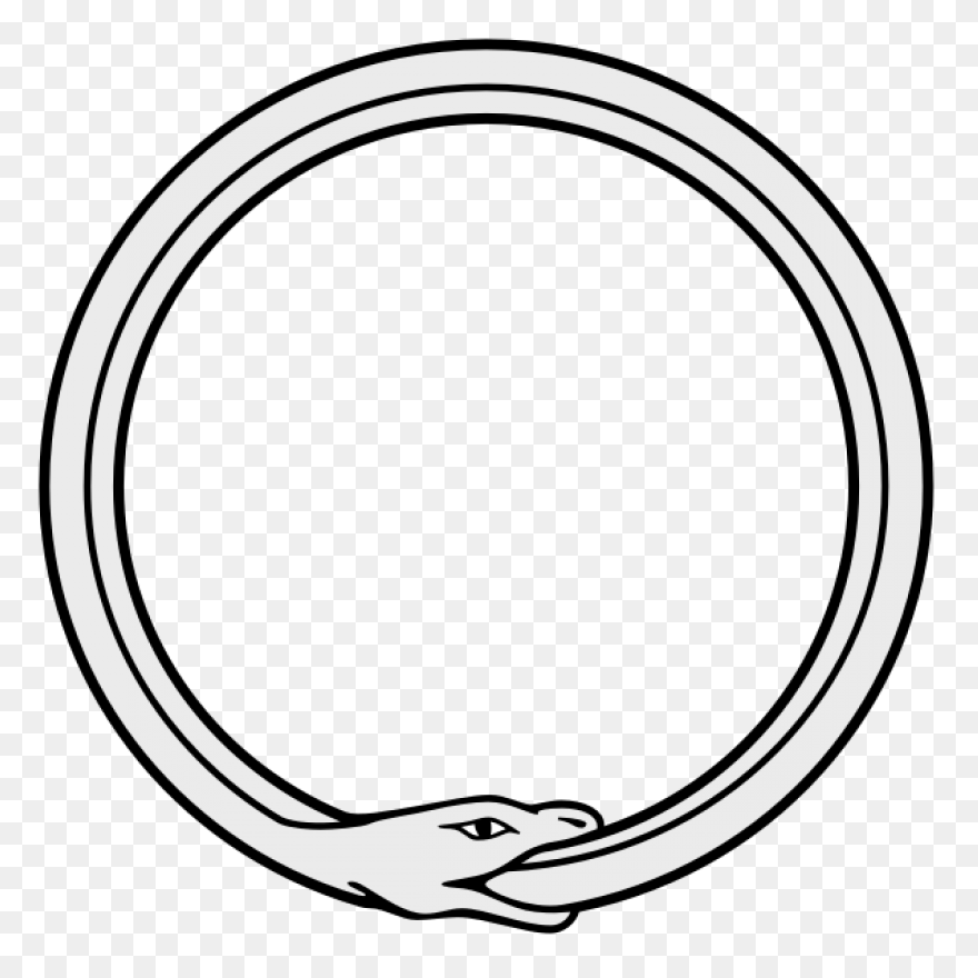 Ouroboros Png - Dragon In A Circle 
