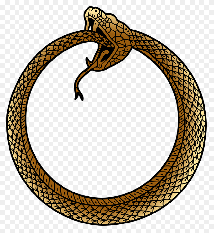 Ouroboros Png - Dragon In A Circle 