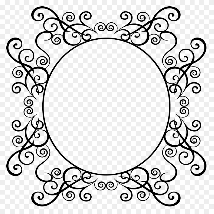 Free Clipart: Ant Border Oval | Pit