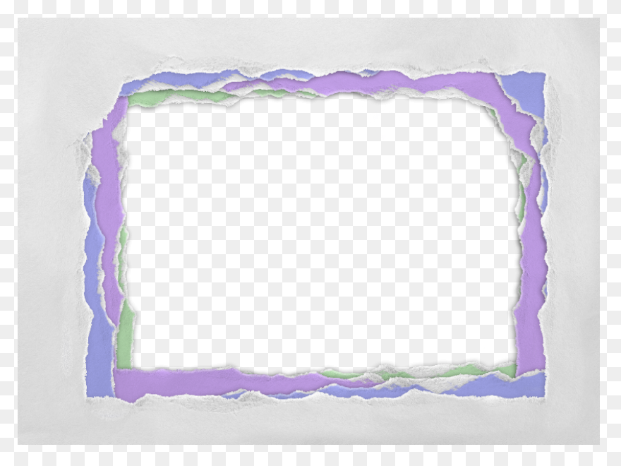 Torn Paper Frame Png Texture - Paper Tear