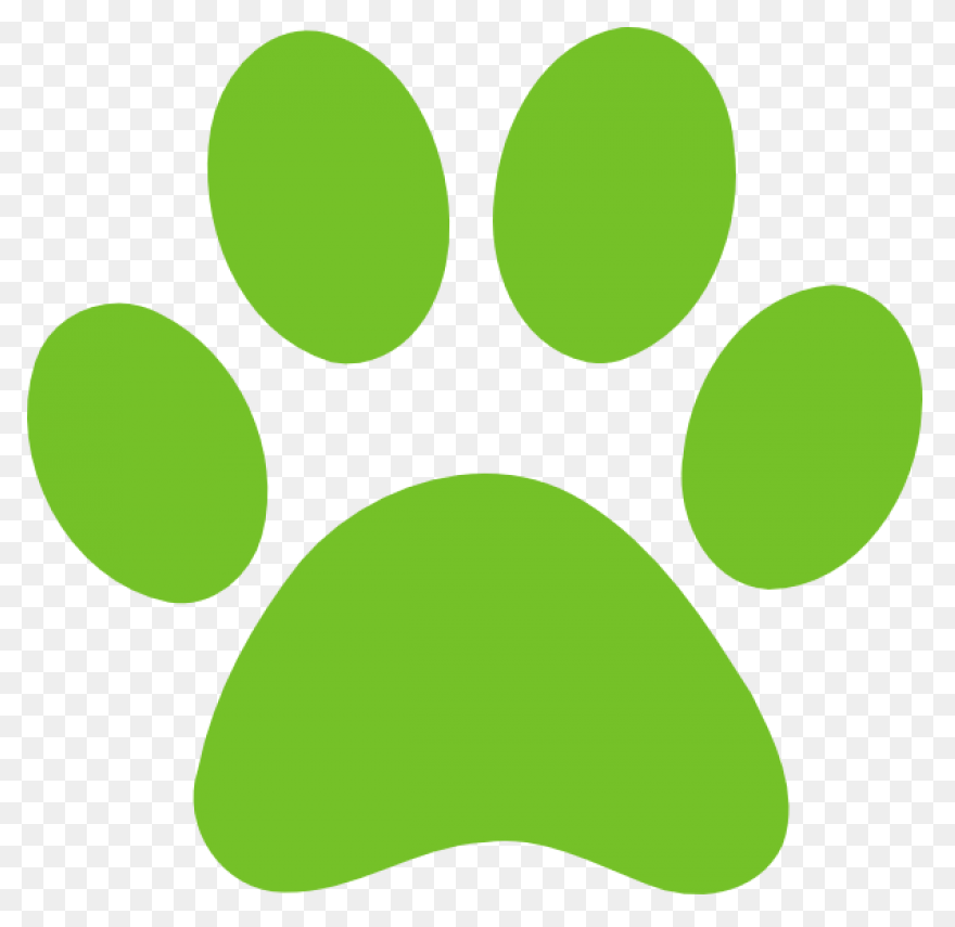 Dog Paw Clipart - Dog Paw Icon Red 