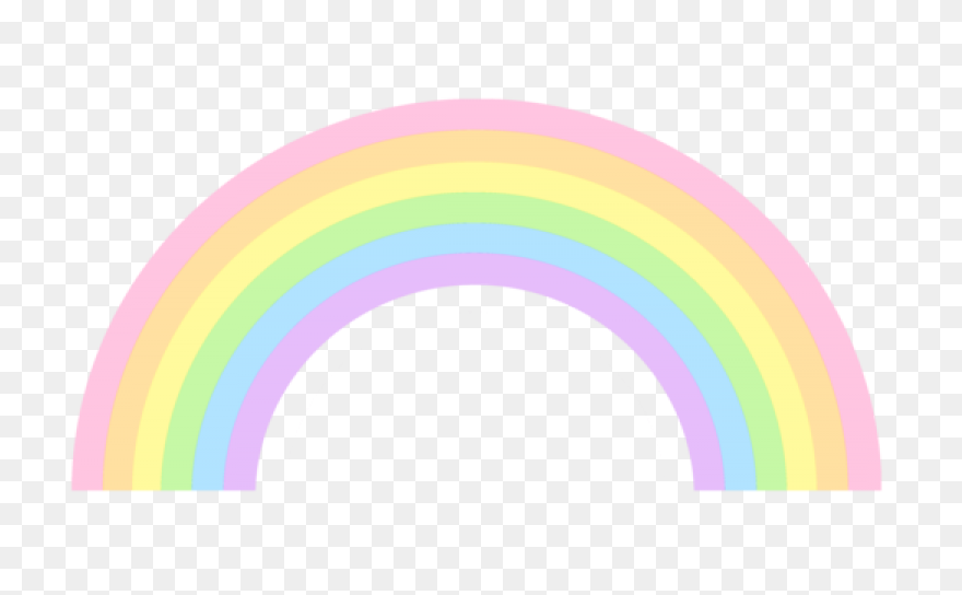 Cute Pastel Rainbow Clipart | - Pastel