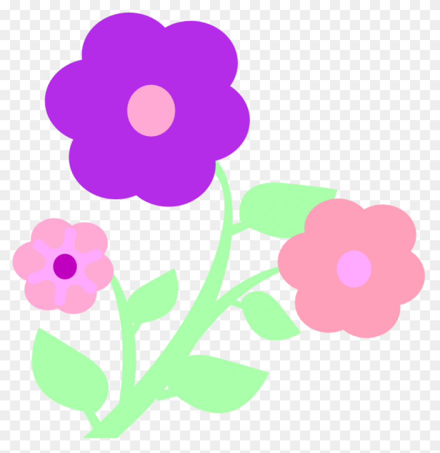 Pastel Flowers Clipart At .com - Pastel