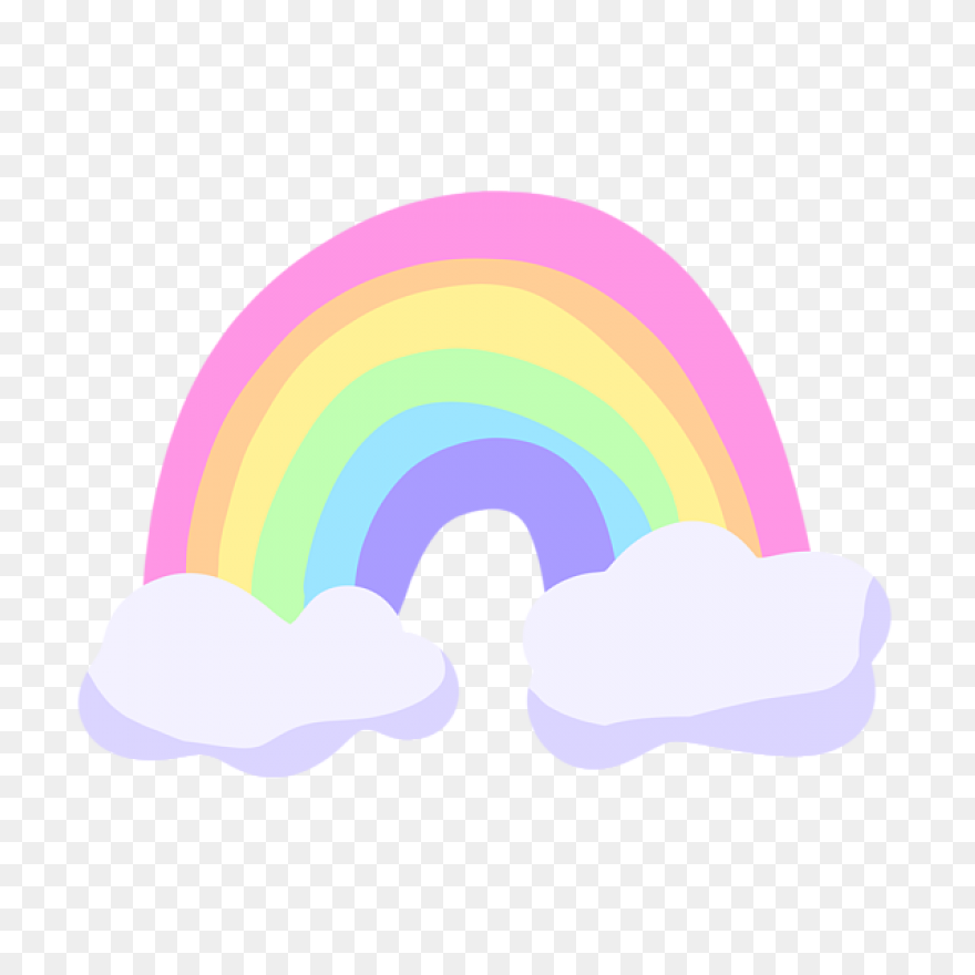 Cute Pastel Rainbow Clip Art | Rain