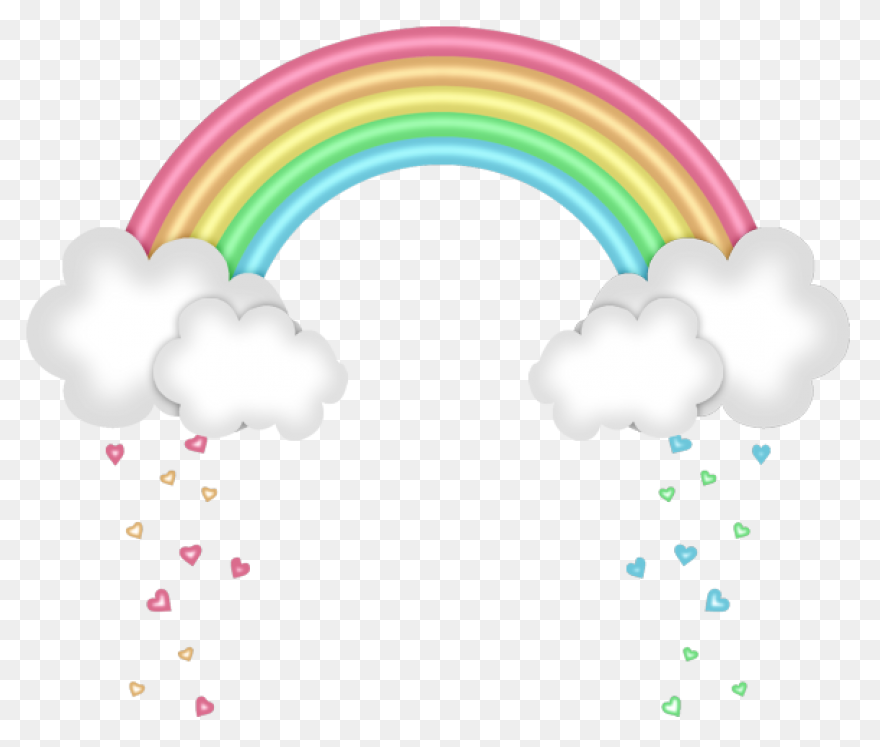 Cute Pastel Rainbow Clip Art | Rain