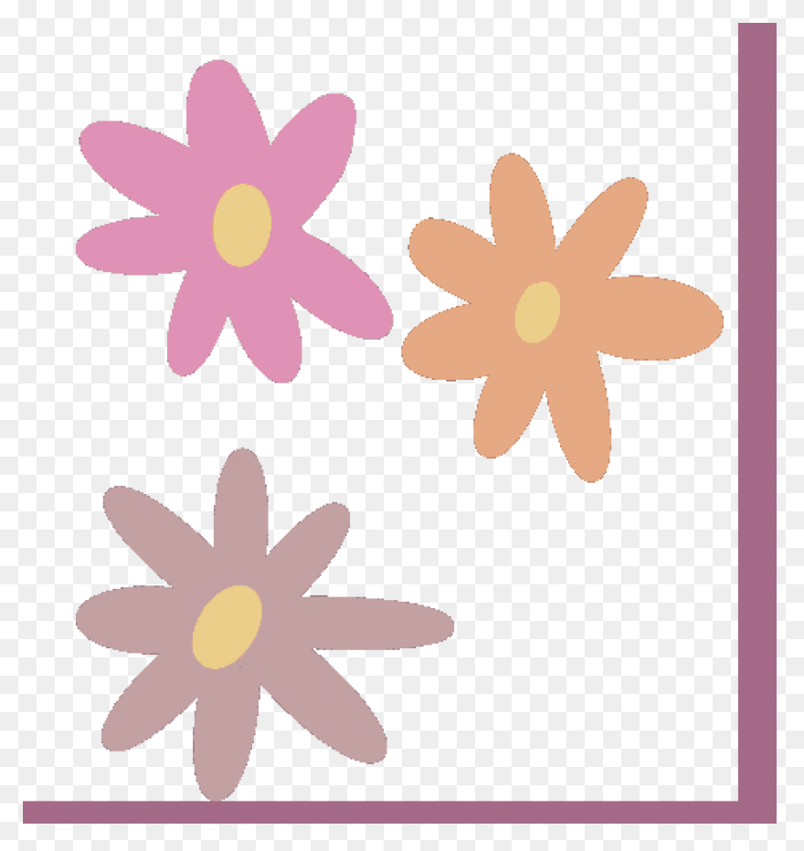 Flowers Set Illustration Pastel Col