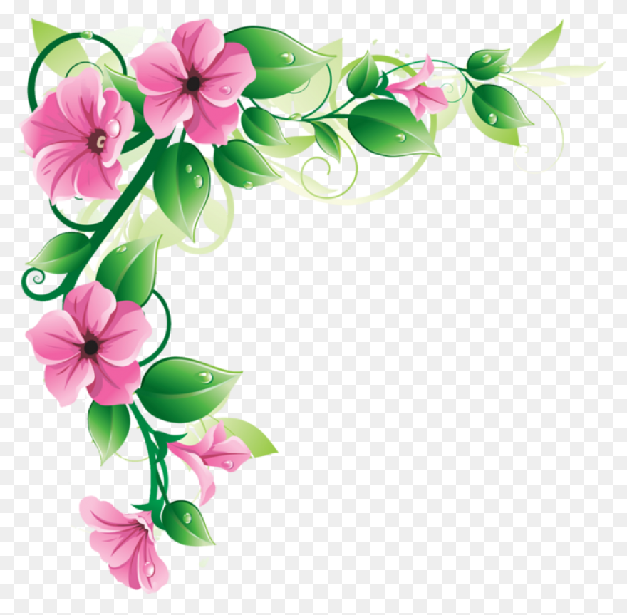 Flowers Set Illustration Pastel Col