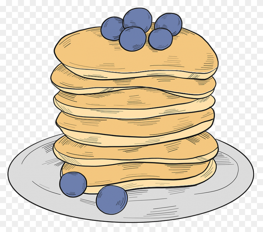 How To Draw Pancakes - Really Easy 