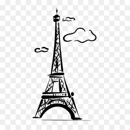 Eiffel Eiffel Tower Paris Free Cut 