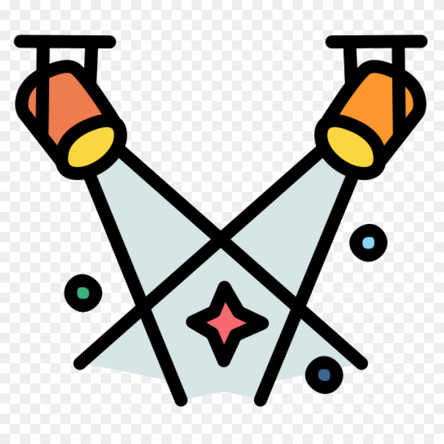 Free Animated Party Lights Clipart 