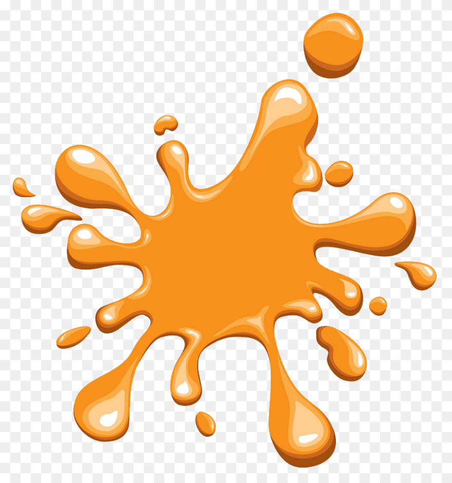 Purple Paint Splatter Transparent C
