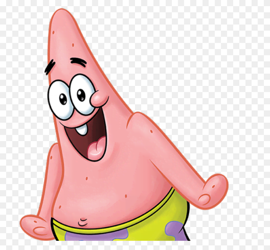 Patrick Star Spongebob Style Transp
