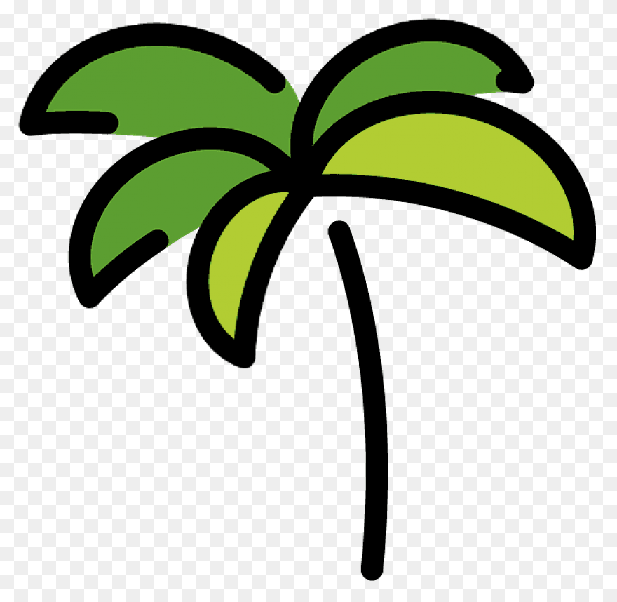 Palm Tree Emoji Icon Png Transparen