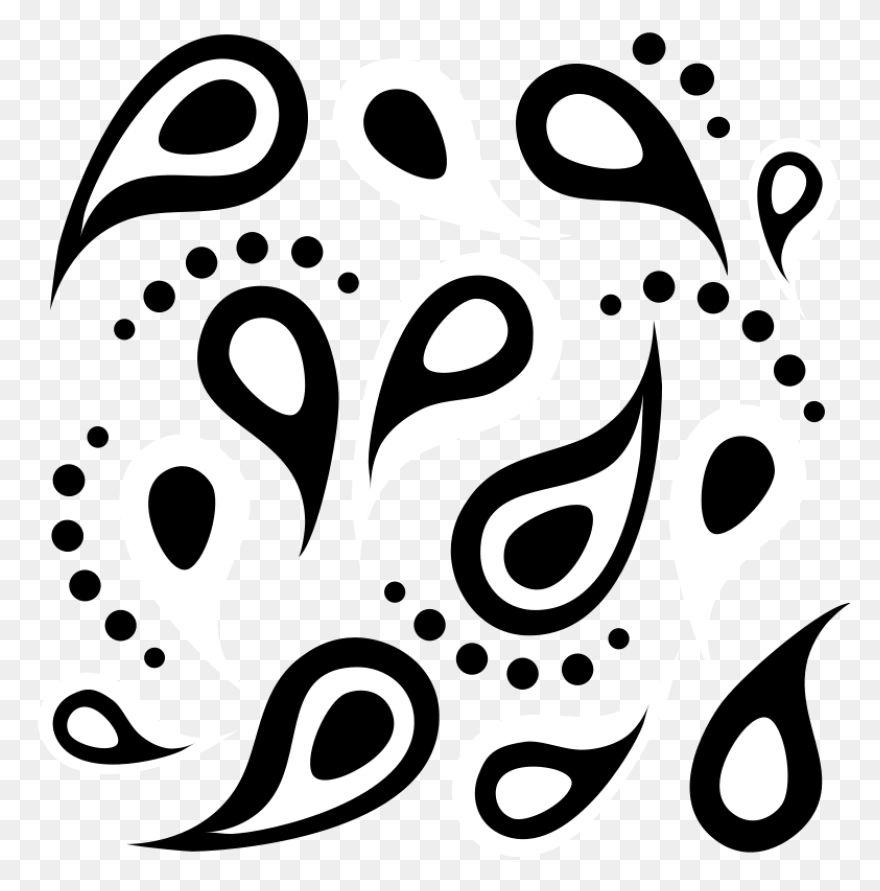 Purple Paisley2 Clipart At Clipart - Paisley