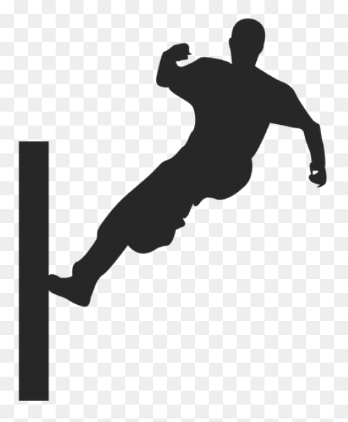 Parkour Jumping Silhouette 8 #ad , 