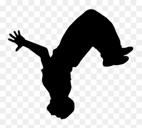 Parkour Jumping Silhouette 8 #ad , 