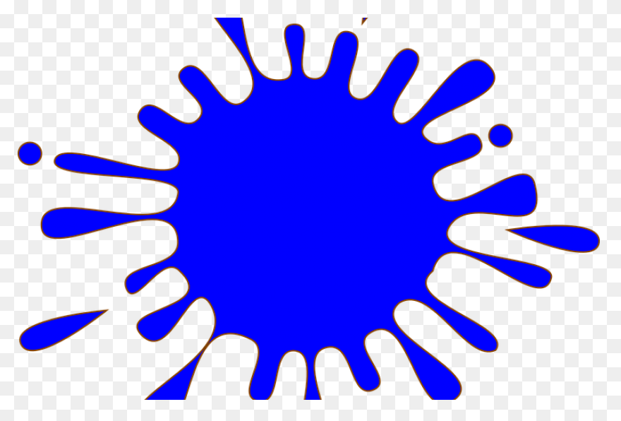 Blue Paint Splat ClipartFlare #m92E