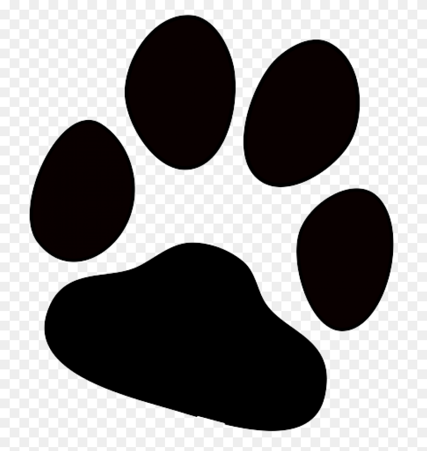 Dog Paw Print Line Art | Paw Print 