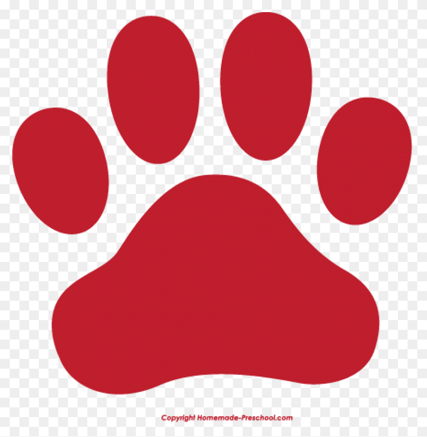 Dog Paw Print Line Art | Paw Print 