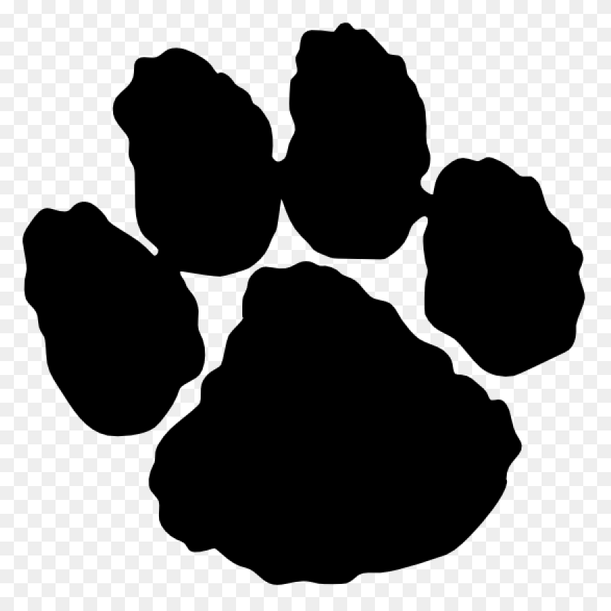 Dog Paw Print Line Art | Paw Print 