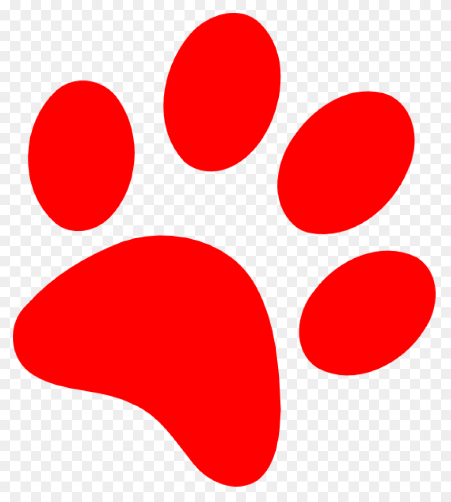 Dog Paw Print Line Art | Paw Print 