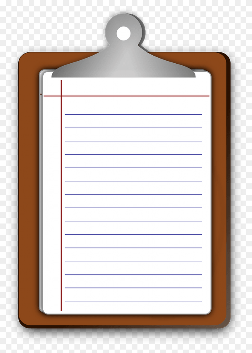 Ruled Paper Notebook Clip Art - Lin
