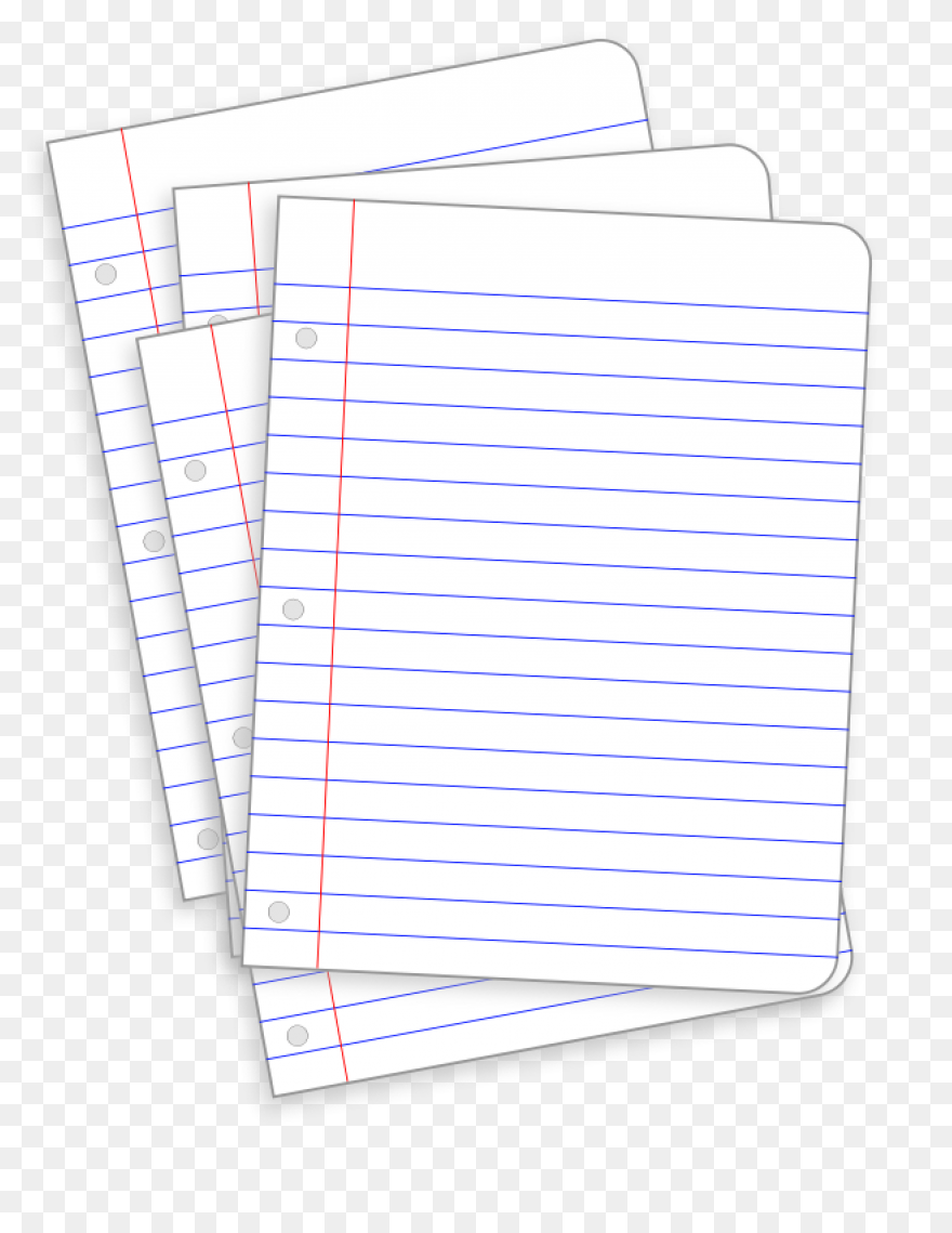 Ruled Paper Notebook Clipart Lined - Paper