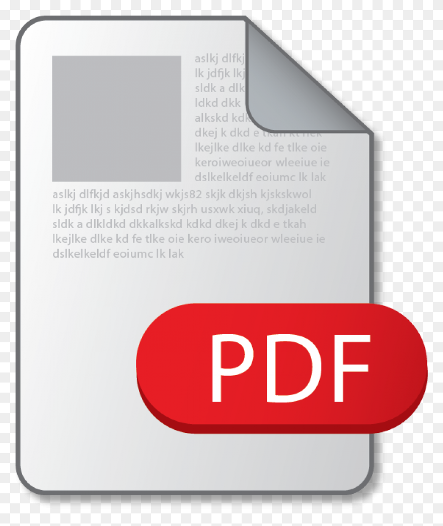 Pdf Logo Clipart Document Text - Pdf Icon