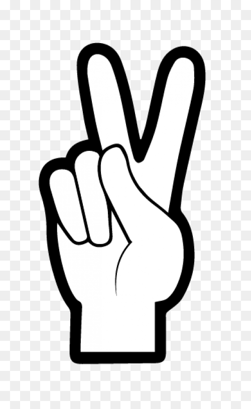 The Peace Sign Game Jeff - Peace Sign Hand