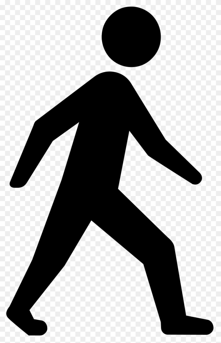 Silhouette Walking Clip Art - Walki