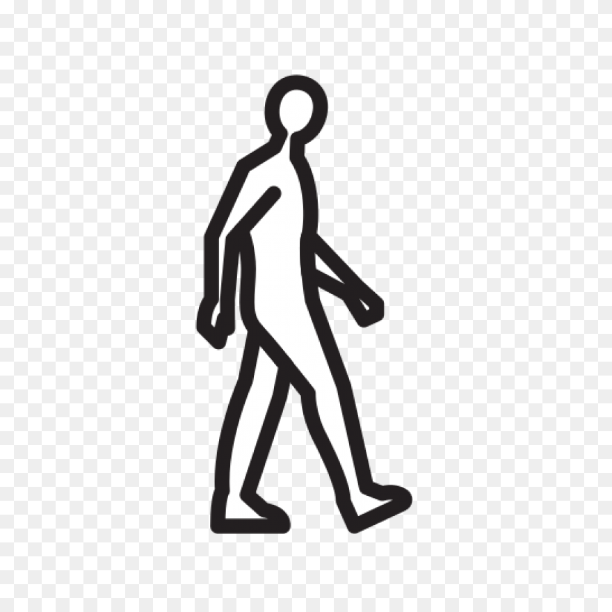 Silhouette Walking Clip Art - Walki
