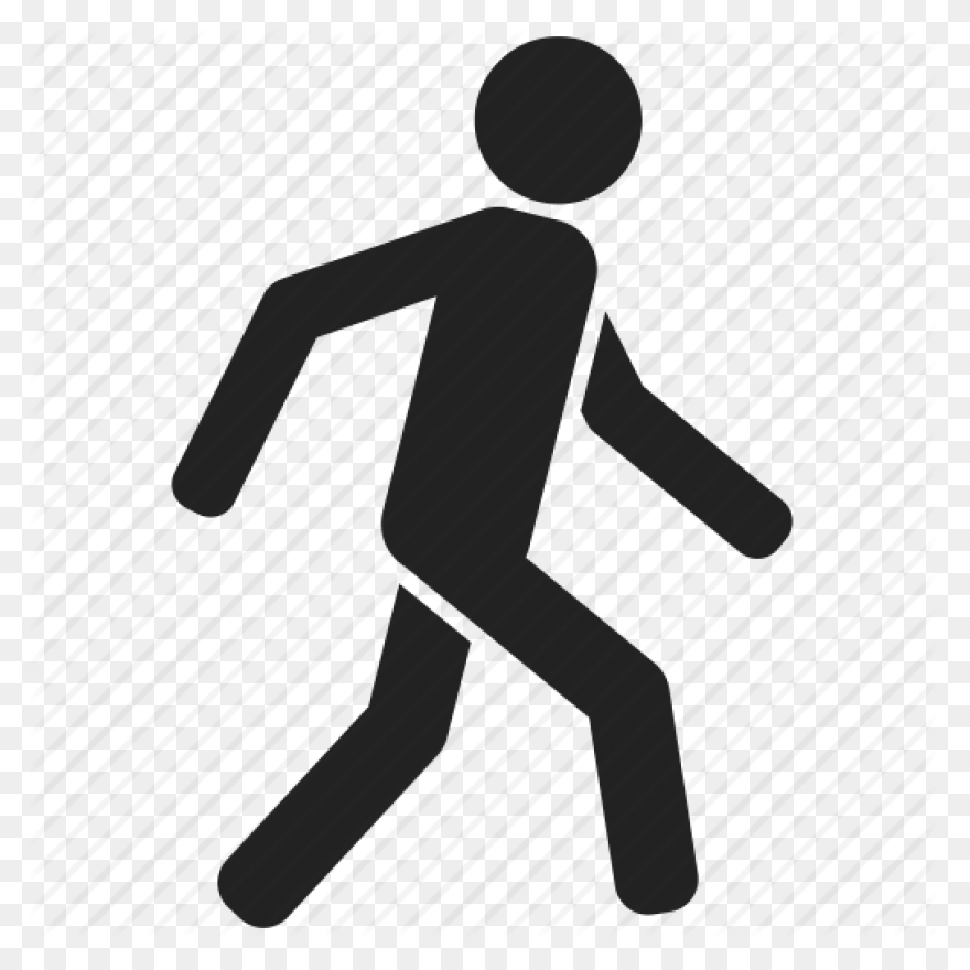 Silhouette Walking Clip Art - Walki