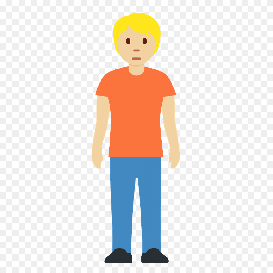 Person - Clipart - Outline - Blue B